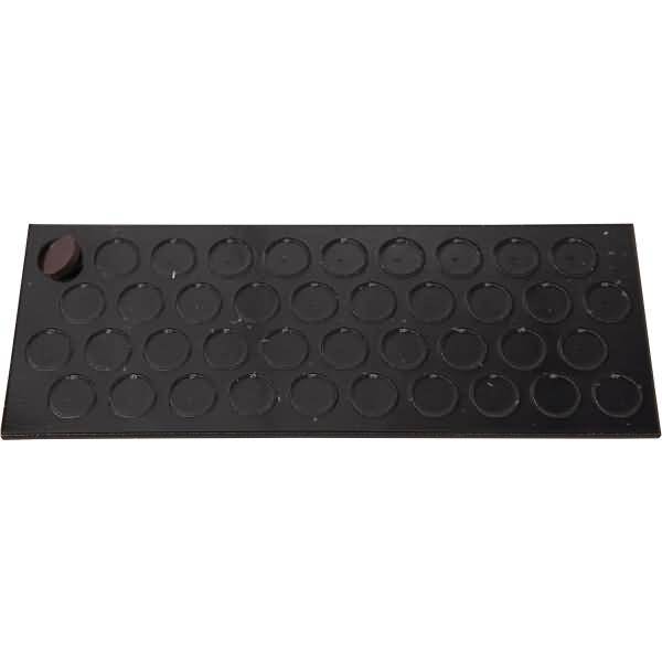 Magnetische Symbole Kreis 9mm VE=40 Stück schwarz-0