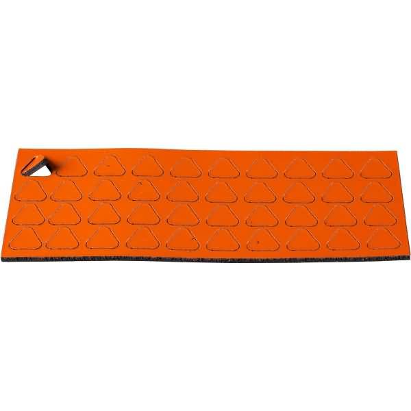 Magnetische Symbole Dreieck 9x9mm VE=40 Stück orange