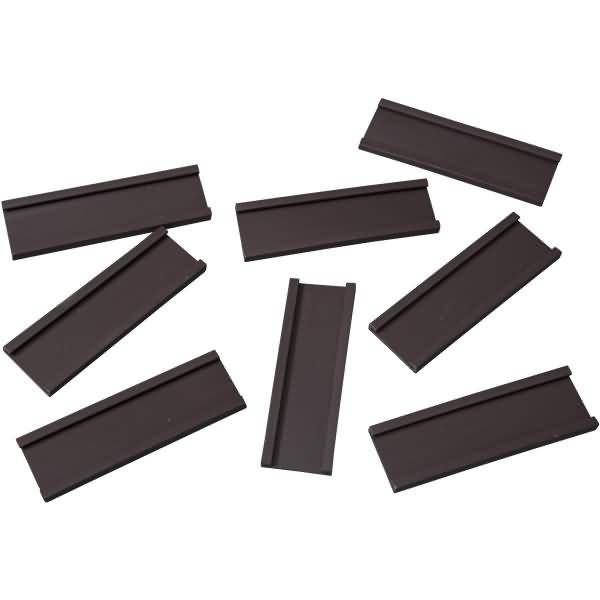 Einsteckschiene magnetisch 60x20mm grün VE=8 Stück braun-0