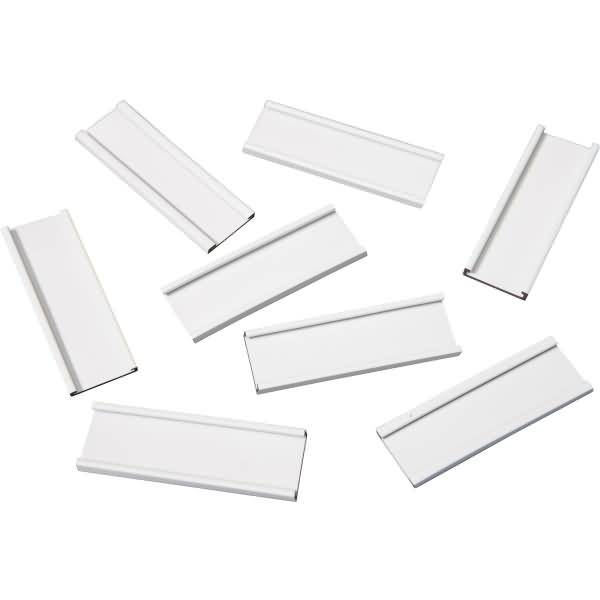 Einsteckschiene magnetisch 60x20mm grün VE=8 Stück weiß