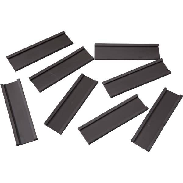 Einsteckschiene magnetisch 70x20mm VE=8 Stück braun-0