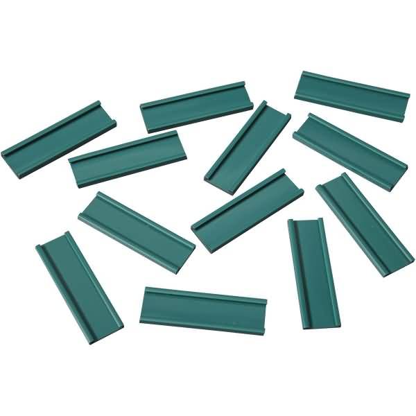 Einsteckschiene magnetisch 50x15mm VE=12 Stück grün