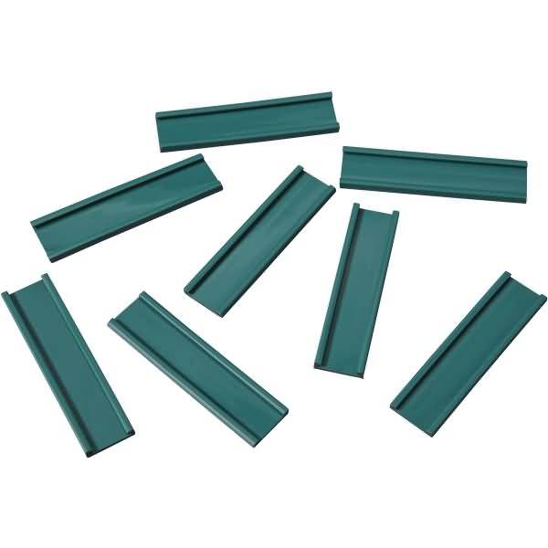 Einsteckschiene magnetisch 60x15mm VE=8 Stück grün-0