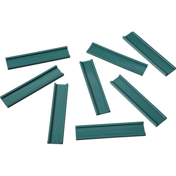 Einsteckschiene magnetisch 70x14mm VE=8 Stück grün-0