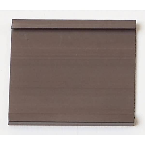 Einsteckschiene magnetisch 40x34mm braun VE=12 Stück-0