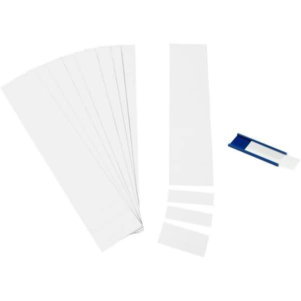 Einsteckkarten für 34mm Einsteckschiene 50x32mm weiß VE=90 Stück-0