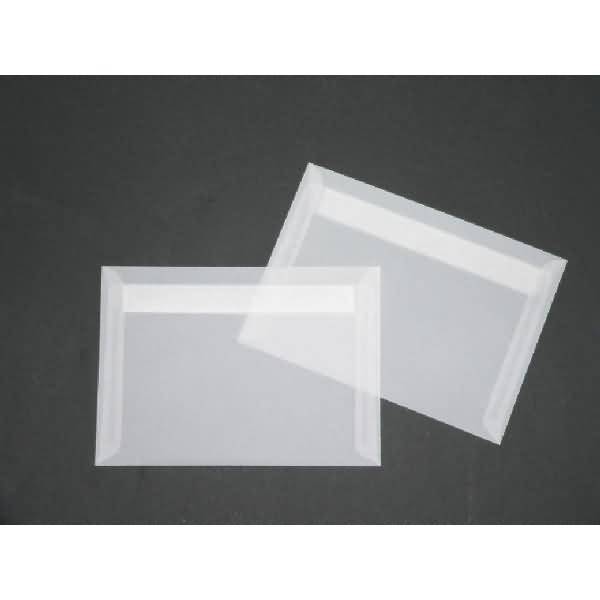 Briefumschläge Offset C5 100g/qm HK transparent-weiß VE=100 Stück