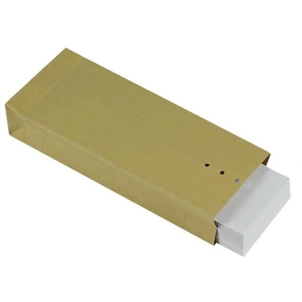Musterbeutel 110x275x40mm 120g/qm ohne VE=250 Stück braun-0