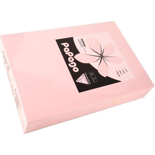 Multifunktionspapier Papago A4 210x297mm 160g/qm rosa VE=250 Blatt
