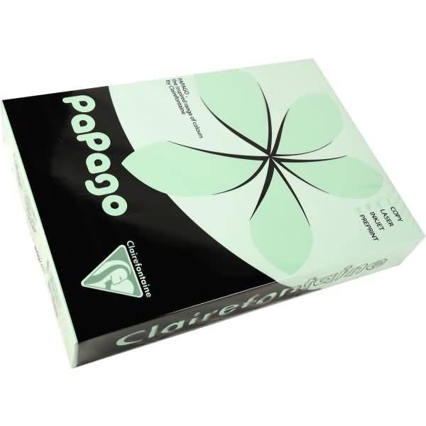 Multifunktionspapier Papago A4 210x297mm 80g/qm grün VE=500 Blatt