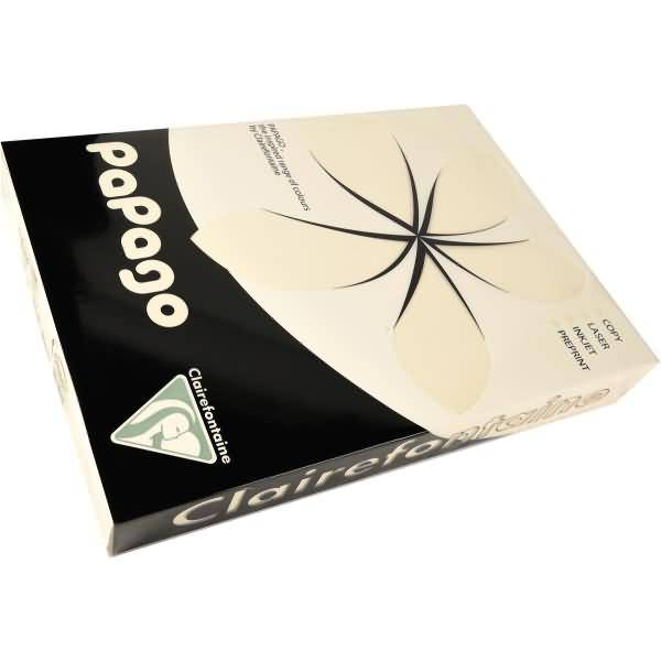 Multifunktionspapier Papago A3 420x297mm 80g/qm elfenbein VE=500 Blatt