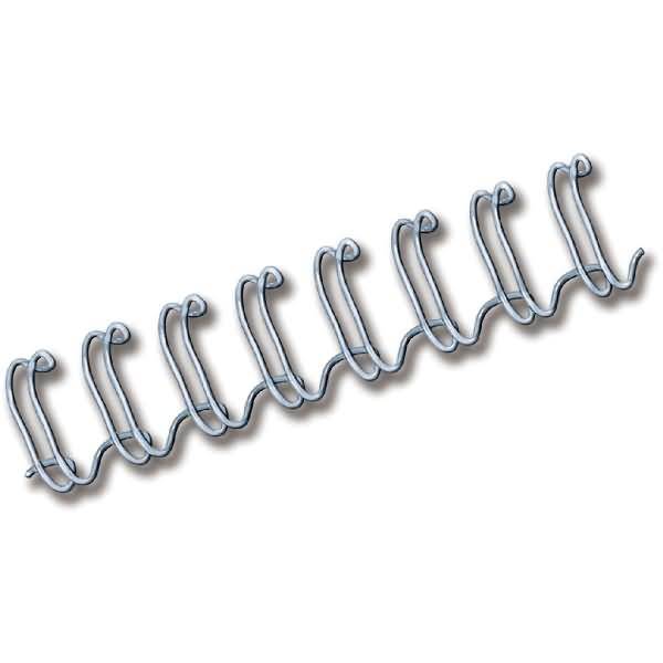 Drahtbinderücken A4 3:1 12mm 81-100 Blatt weiß VE=100 Stück-0