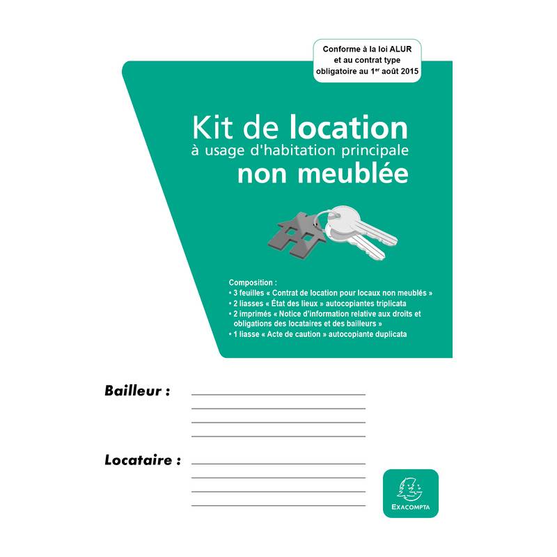 EXACOMPTA Dossier location "Kit de location non meublée"-0
