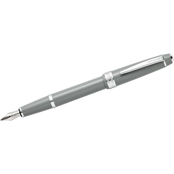 Füllfederhalter Bailey Light Grau-Lack XF-Feder Geschenkbox-0