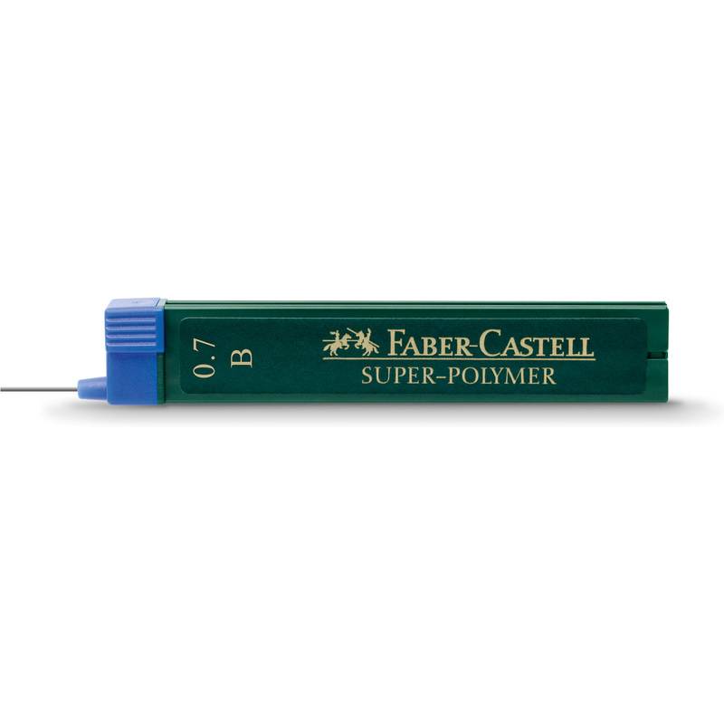 FABER CASTELL Feinmine Super-Polymer B 1,0mm 12 Stück-0
