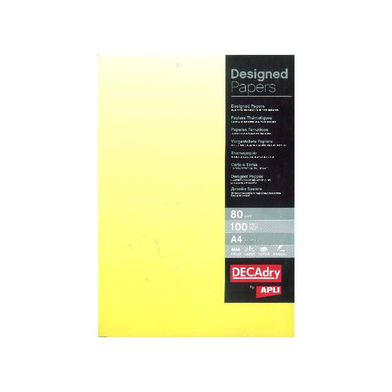 agipa Design-Papier, DIN A4, 80 g/qm, Farbverlauf gelb-0