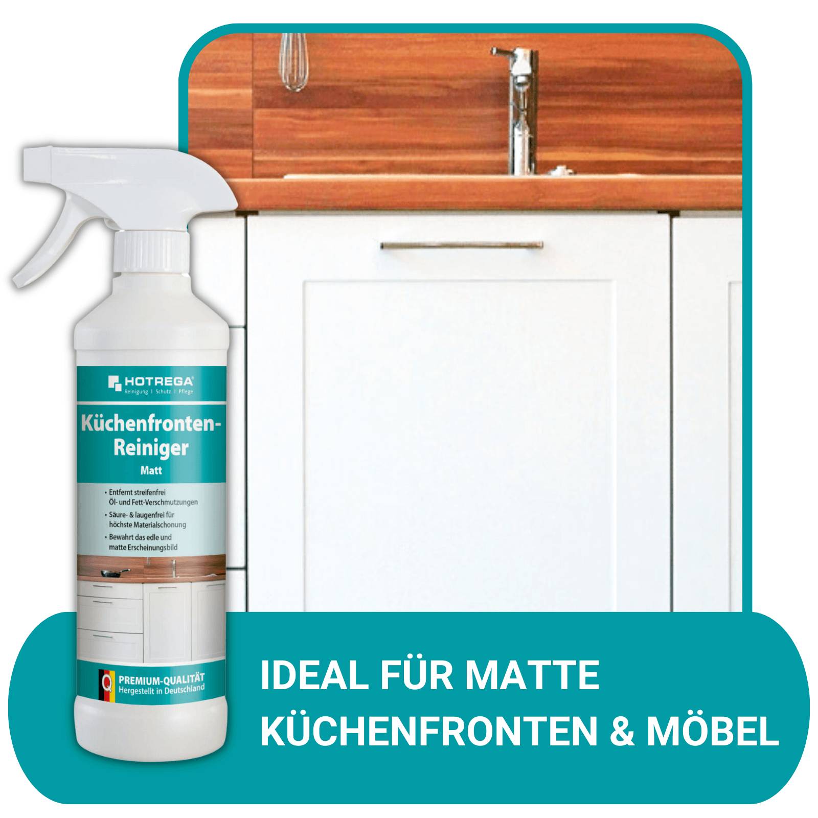 HOTREGA Küchenfronten Reiniger matt Set 2-teilig-4