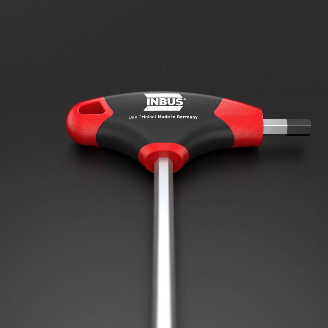 INBUS® Innen-Sechskant Winkelschraubendreher-Set T-Griff mit HybridTouch 8tlg. 2 bis 10 mm - Made in Germany-1