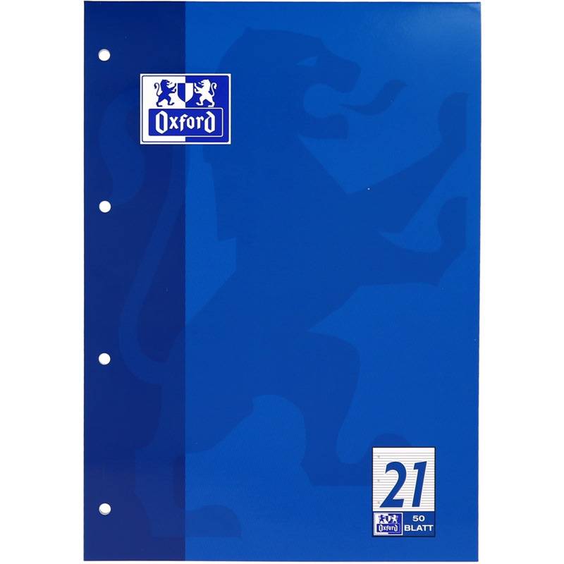 Berufsschulblock A4 Lineatur 21 liniert 50 Blatt-0
