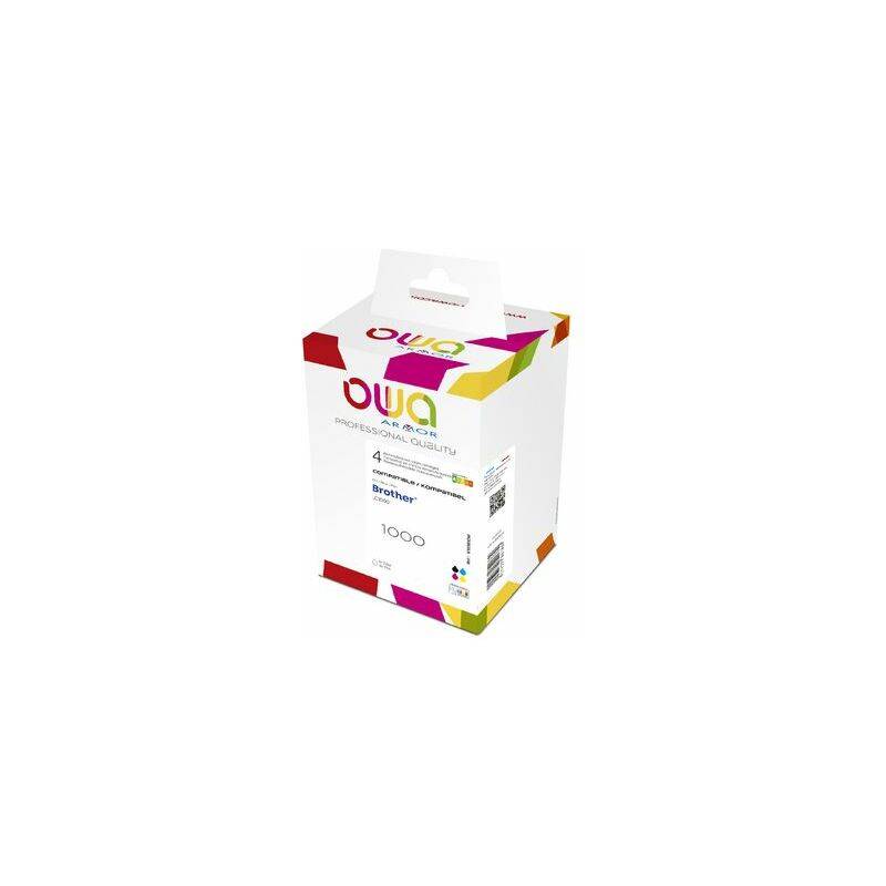 ARMOR - OWA - 4er-Pack - Schwarz, Gelb, Cyan, Magenta - kompatibel - wiederaufbereitet - Tintenpatrone (Alternative zu:-0