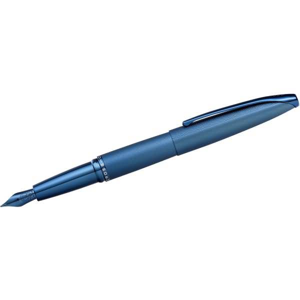 Füllhalter ATX Dunkelblau Diamantmuster F Geschenkbox-1