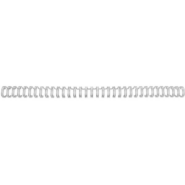 GBC Drahtbinderücken WireBind, A4, 34 Ringe, 12,5 mm, silber