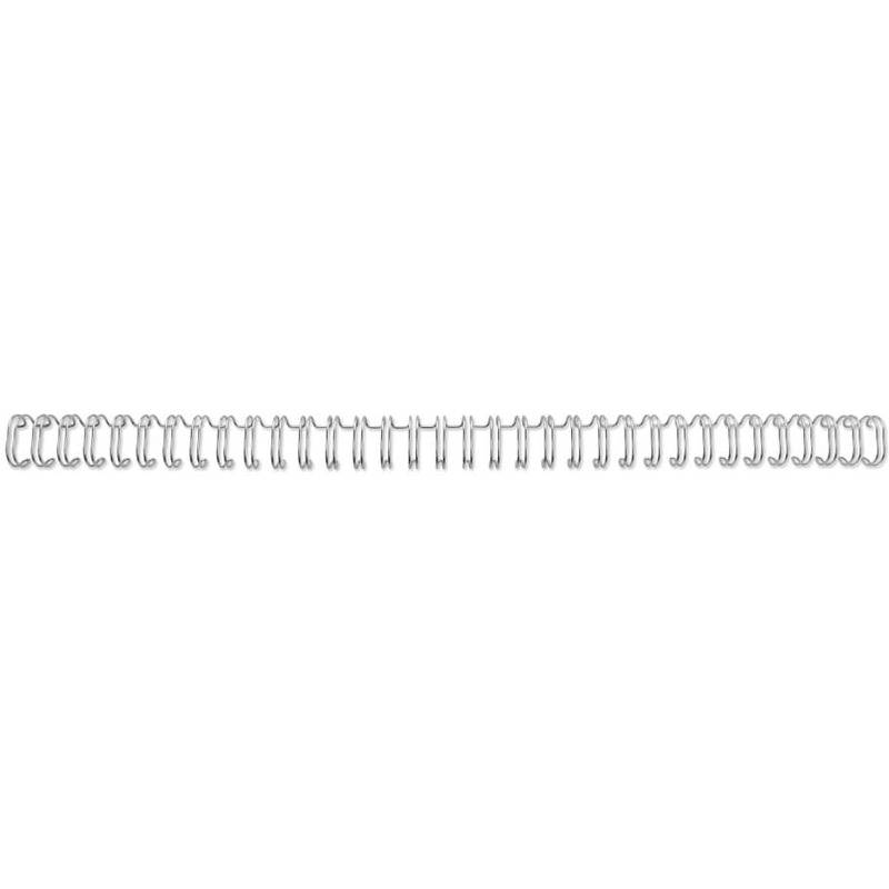 GBC Drahtbinderücken WireBind, A4, 34 Ringe, 12,5 mm, silber-0