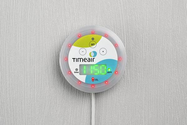 timeair CO2 Messgerät, CO2 Monitor CO2 Ampel Messbereich 400-5000 PPM