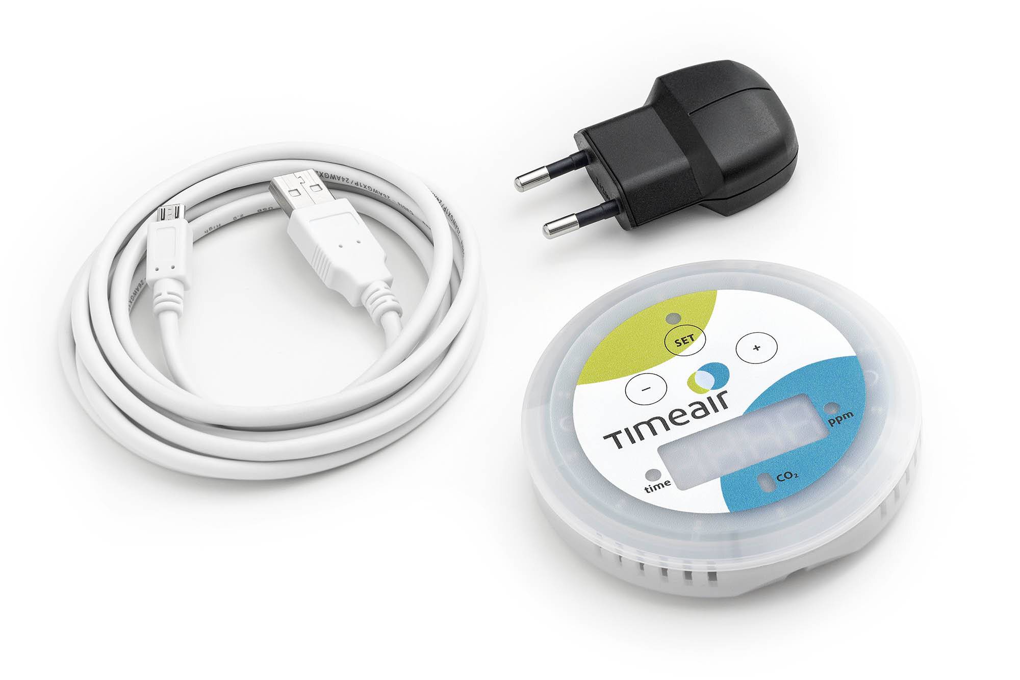 timeair CO2 Messgerät, CO2 Monitor CO2 Ampel Messbereich 400-5000 PPM-3