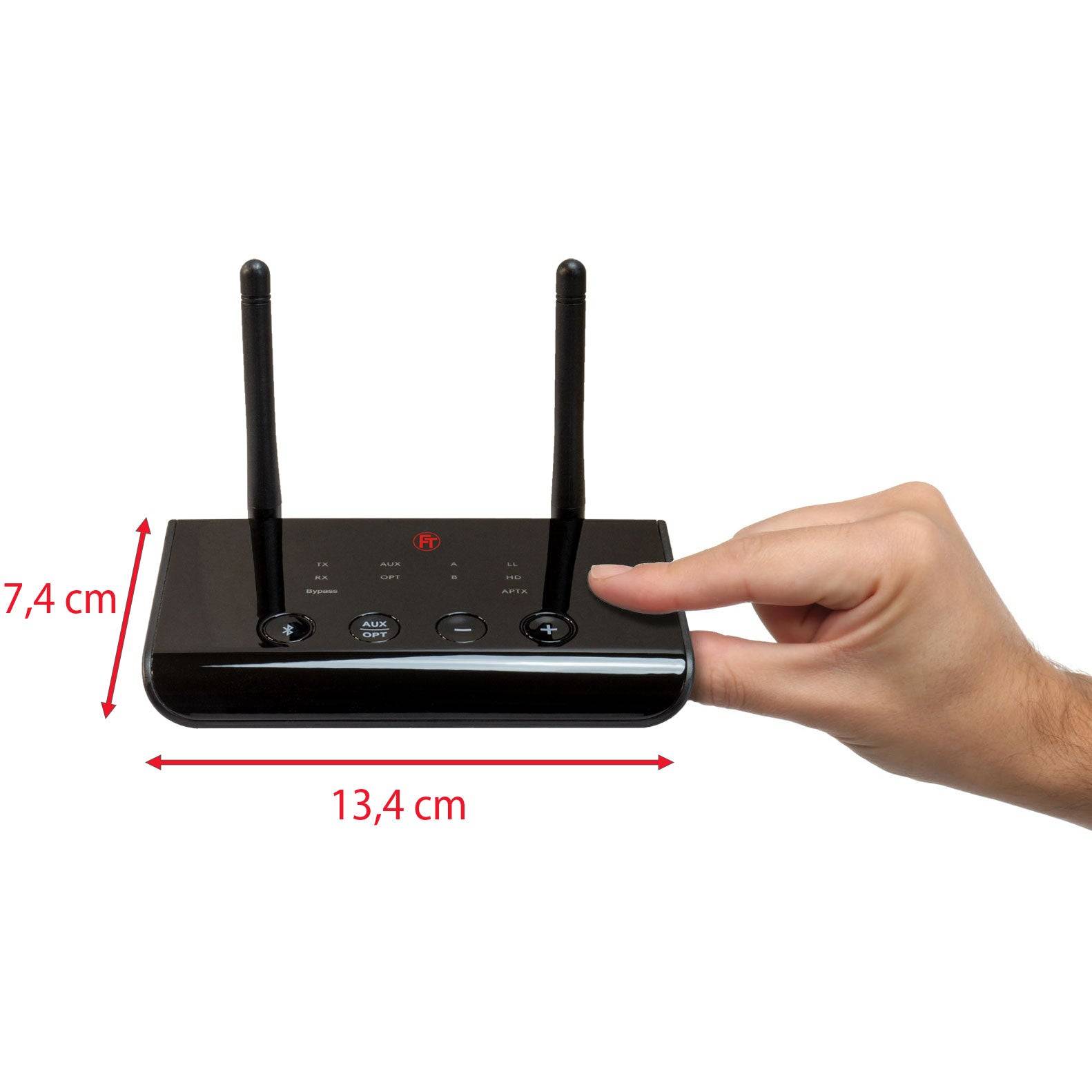 FeinTech ABT00102 Bluetooth Audio Adapter aptX 3-in-1 Sender Empfänger Konverter-4