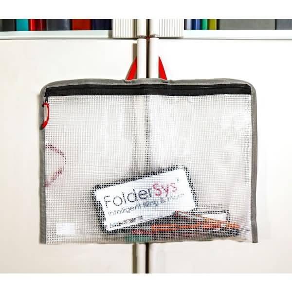 Reißverschlusstasche Bungee-Bag A6 PVC-frei transparent-1