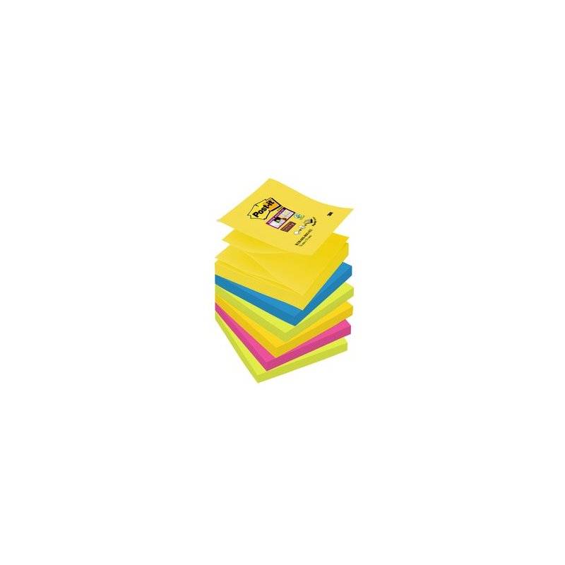 Post-it Haftnotizen Super Sticky Z-Notes, 76 x 76 mm, Rio-0