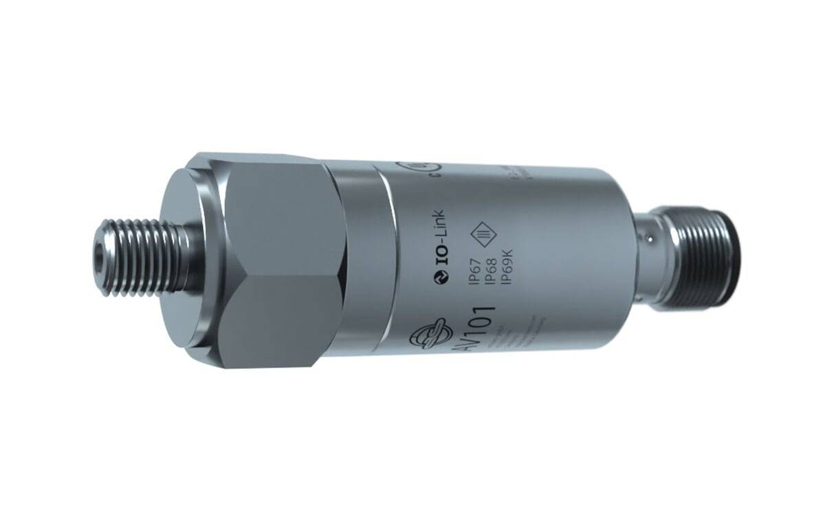 Vibrationssensor mit IO-Link ISO10816 - M12,Kontakte vergoldet,4-Polig - AV101 - autosen-0