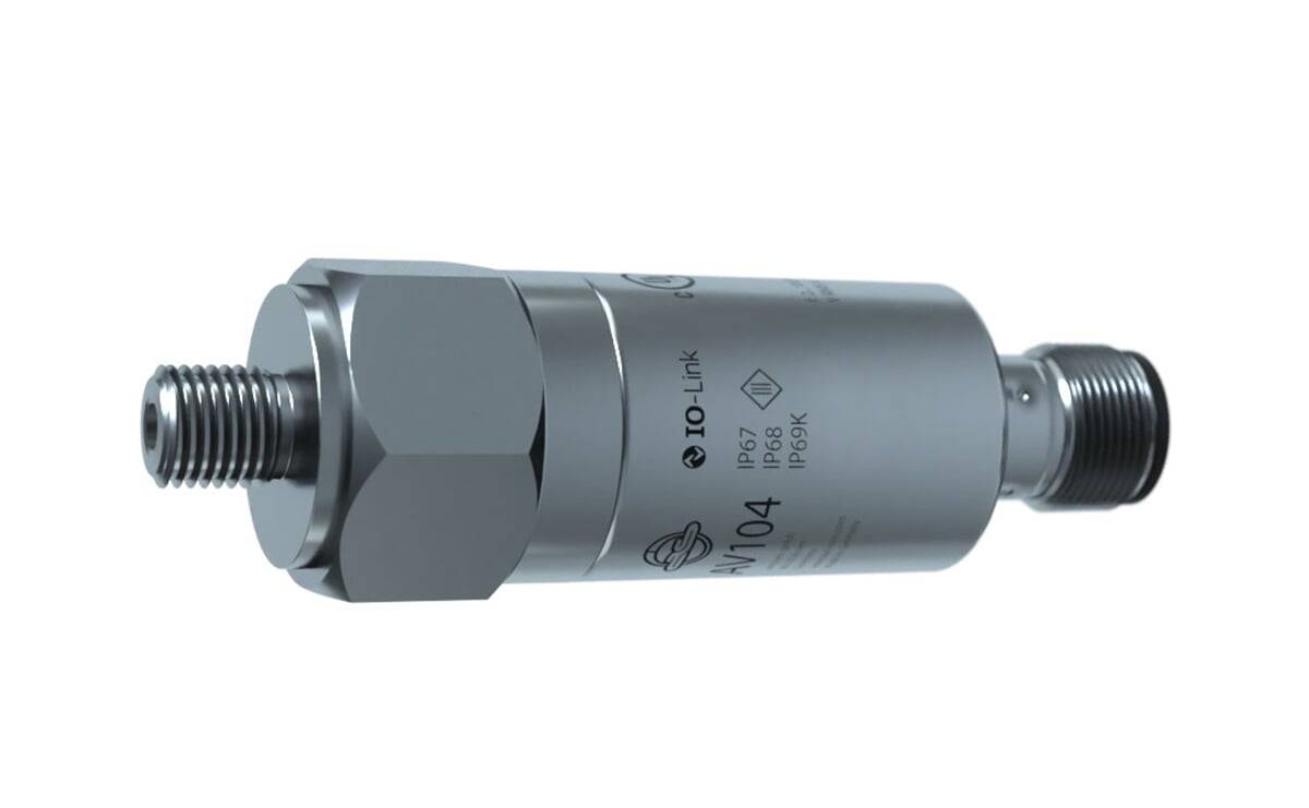 Vibrationssensor mit IO-Link ISO10816 - M12,Kontakte vergoldet,4-Polig - AV104 - autosen-0