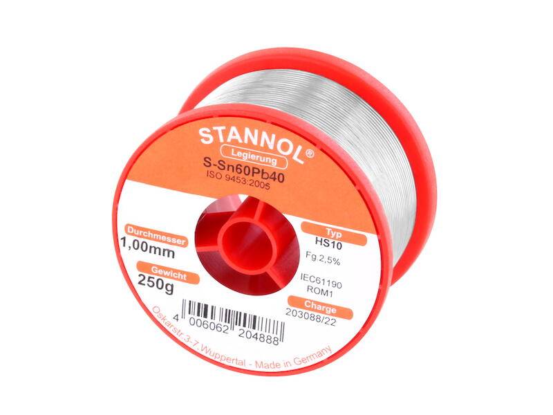 STANNOL Lötdraht HS10 100 g 0,7 mm bleihaltig