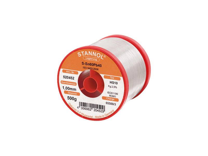 STANNOL Lötdraht HS10 500 g 1 mm bleihaltig