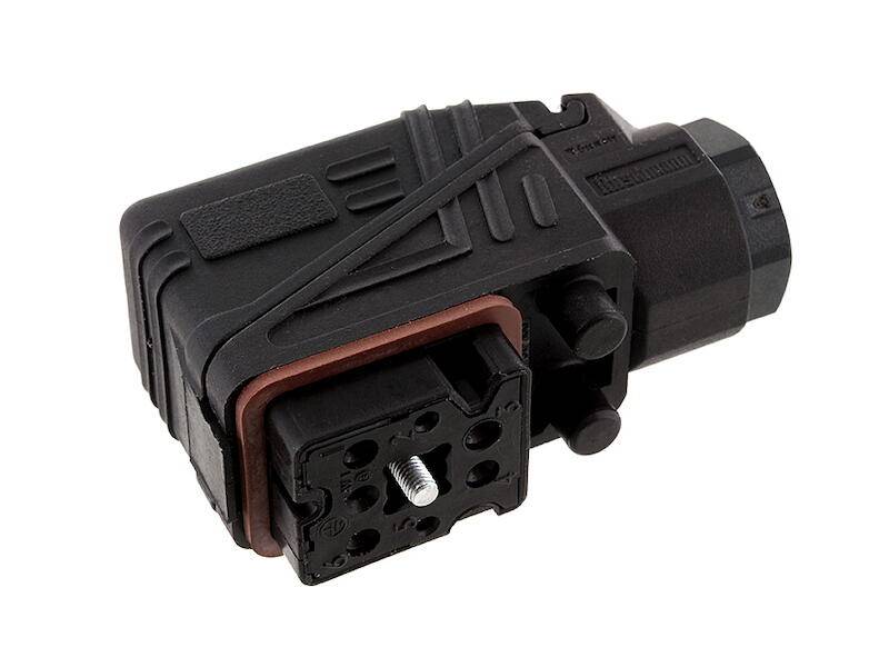 HIRSCHMANN Leitungsdose GO 610 WF schwarz-0
