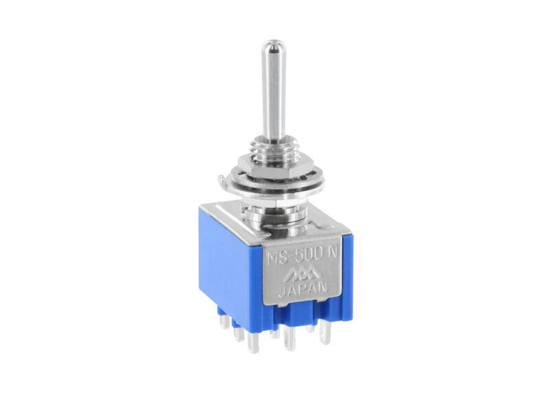 MIYAMA Kippschalter Wechsler mit Mittelstellung 6 A 125 Vac 3 polig-0