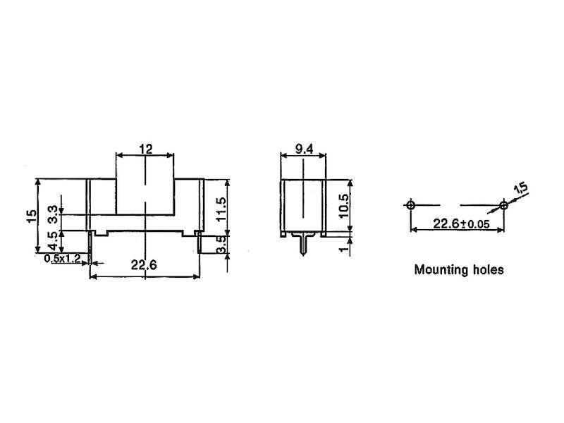 Sicherungshalter geschlossen für Sicherungen 5 x 20 mm-2