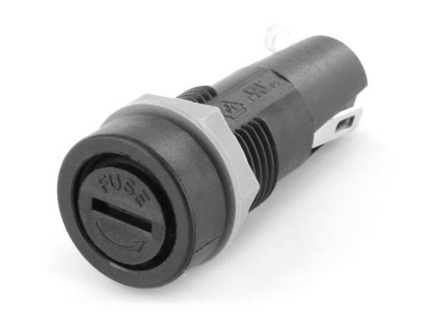 Sicherungshalter geschlossen für Sicherungen 5 x 20 mm