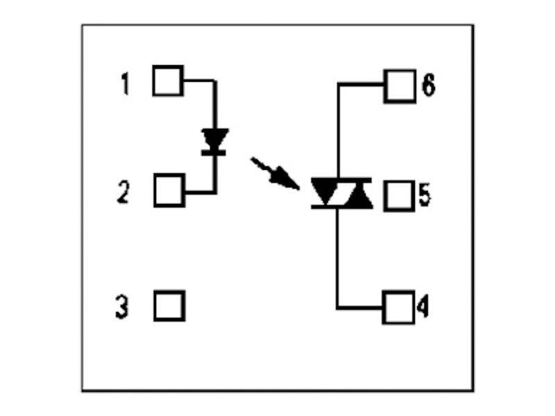 Fairchild Optotriac Standard 60 mA DIP 6-2