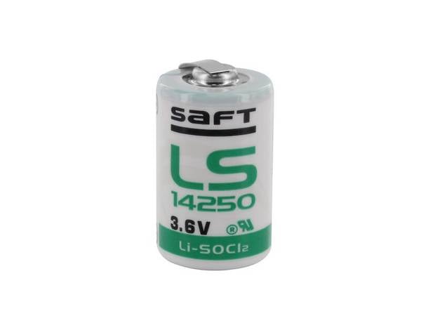 Saft Batterie Lithium 3,6 V 1200 mAh 1/2 AA Lötfahne