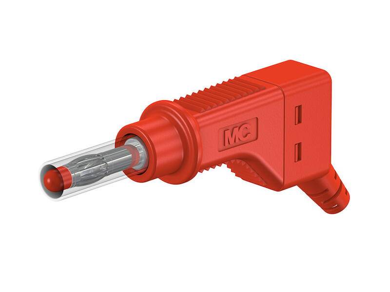Stäubli ZGL-425 Stecker stapelbar mit federnder MULTILAM, mit Schiebehülse rot-0