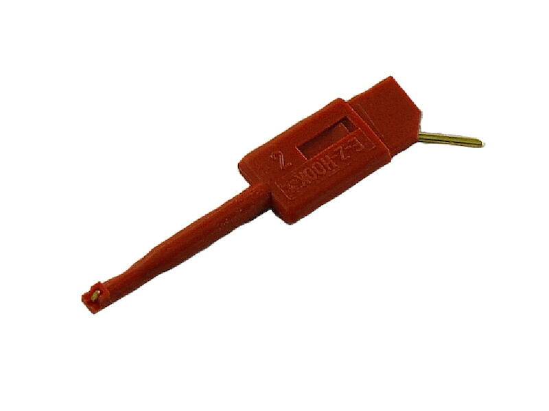 HIRSCHMANN Test & Measurement KLEPS 064 PCH Miniatur-Klemmprüfspitze rot-0