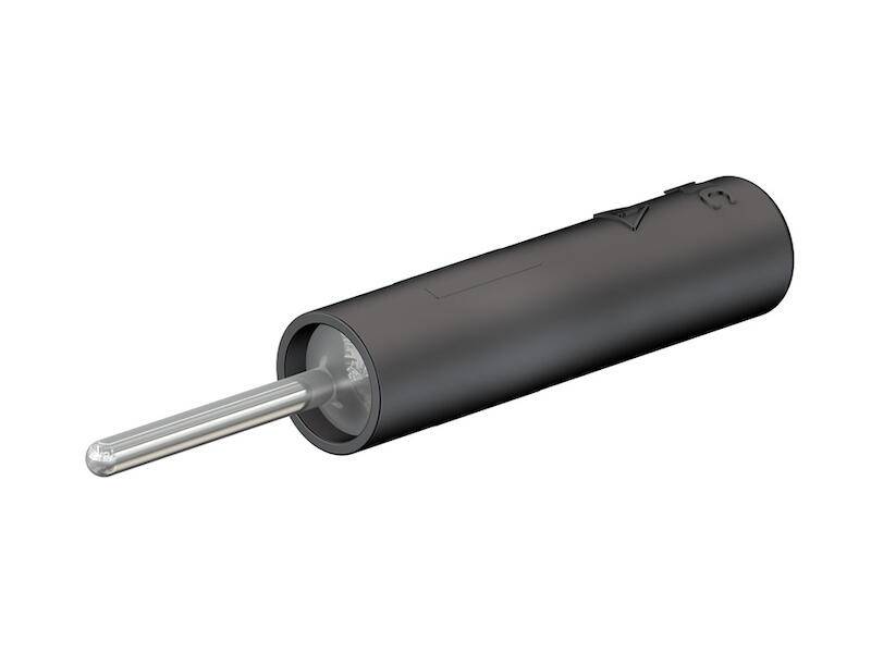 Stäubli B4-I/S1,5 Zählerprüfstift schwarz mit 4 mm Buchse-0