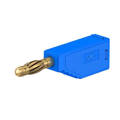 Stäubli SLS425-A Stecker blau stapelbar 4 mm vergoldet
