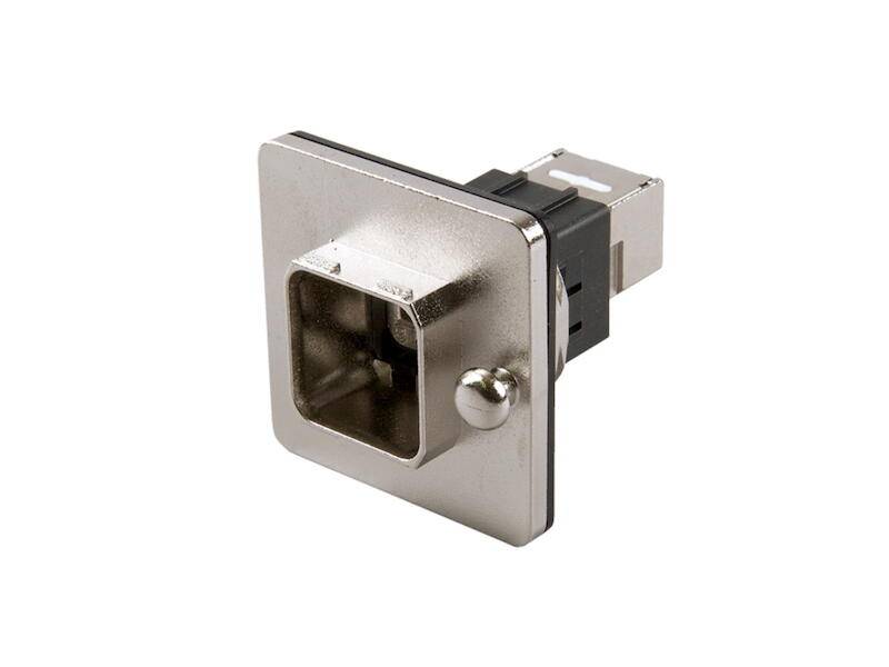 Telegärtner STXV14 RJ45 Zentr.-Flansch RJ45Kupplung Cat.6 M 100007424