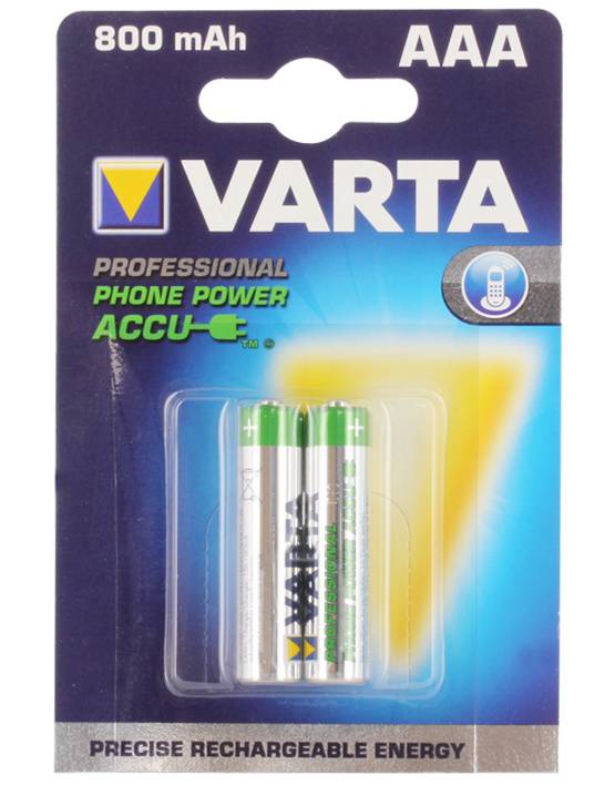 Varta Phone Akku NiMH 800 mAh Micro AAA 1,2 V Blister-0