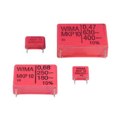 WIMA Polypropylen-Kondensator MKP 10 22 nF ± 10% 1600 V  Rastermaß 15 mm