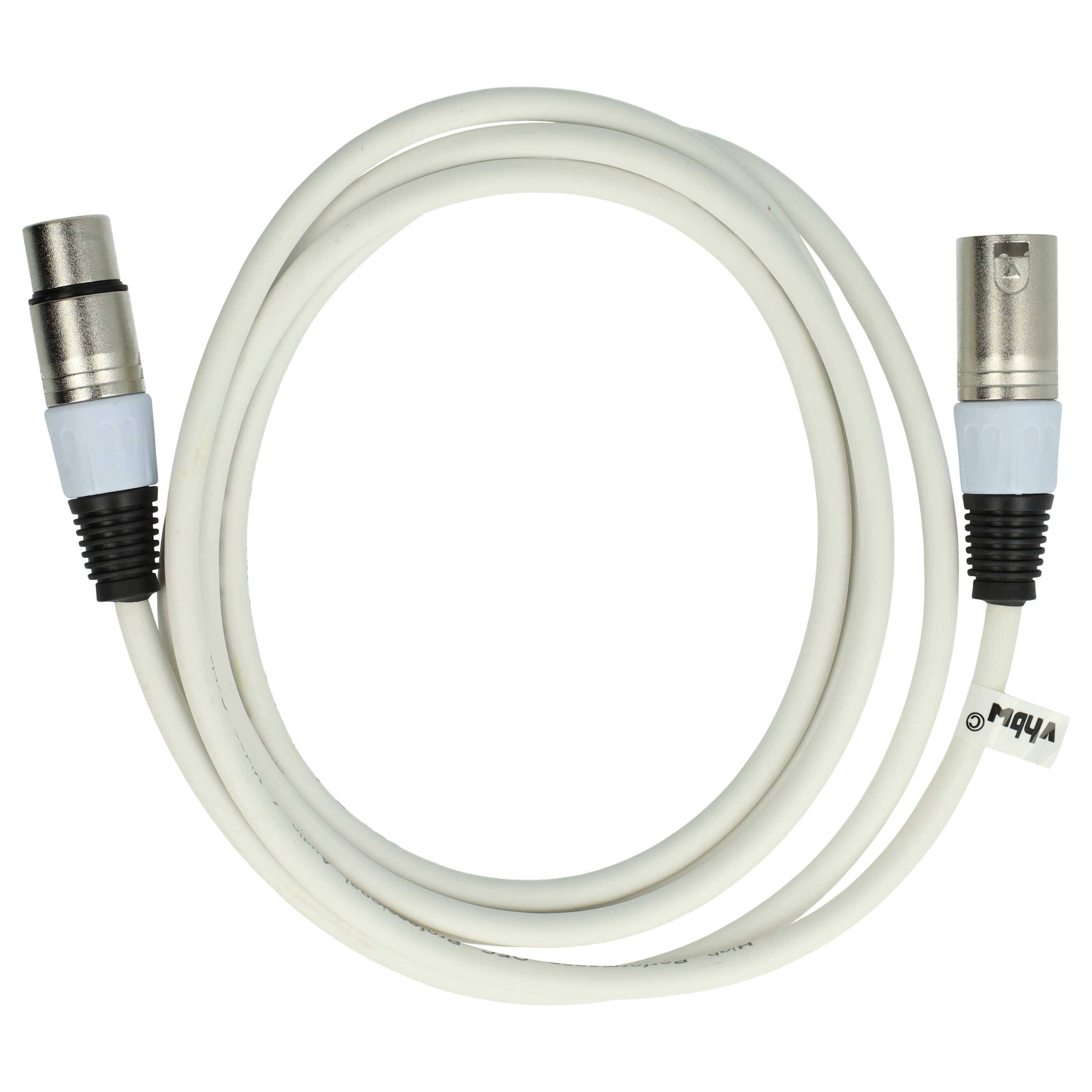 vhbw DMX-Kabel XLR Stecker auf XLR Buchse kompatibel mit Beleuchtung | Schweinwerfer, Bühnenlicht - 3-polig, PVC-1